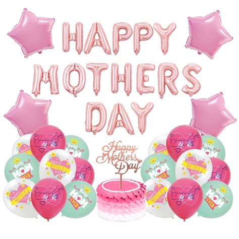 Happy Mothers Day Balloon Set Mothers Day Holiday Party Decoration