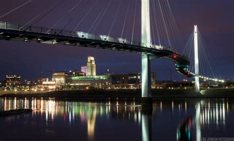 Skyline view from Council Bluffs Sunday night : ImagesOfIowa