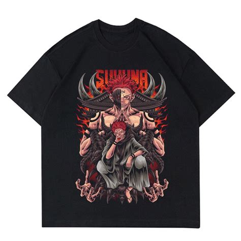 Jual KAOS JUJUTSU KAISEN RYOMEN SUKUNA T SHIRT BAJU ANIME VINTAGE