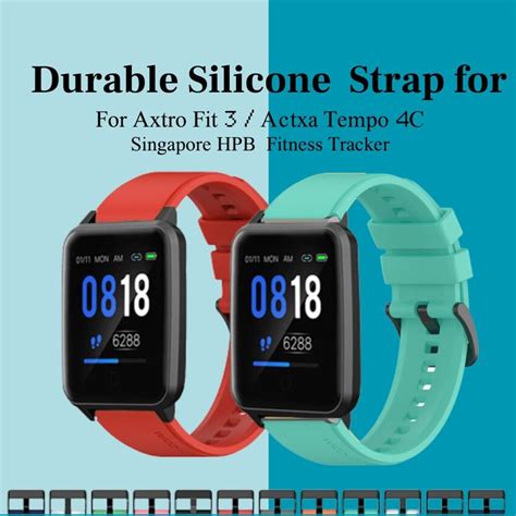 Axtro Fit Durable Silicone Replacement Strap Soft Sport Watch Band