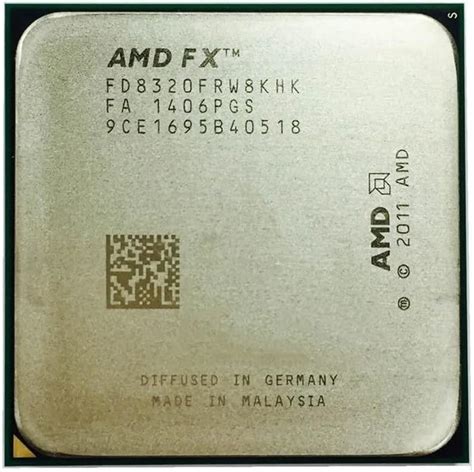 AMD FX Series FX 8320 CPU Used 8 Core 8 Thread Desktop Processor 3 5