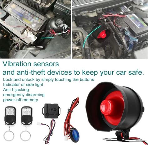 Buy Car Alarm System Remote Central Locking Kit With Immobiliser Host