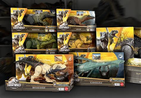 More Wave 2 Dino Trackers Unboxing Super Colossal Indoraptor More