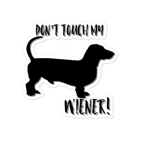 Wiener Dog Sticker Wiener Dogs Dachshunds Dachshund Etsy