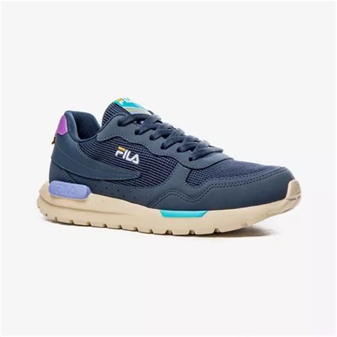 Champion De Mujer Fila Tractor Marino Lila Turquesa Cuotas Sin Inter S