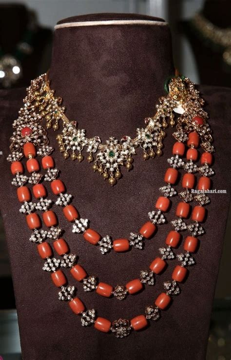 Pin By Dhanu On Beads Jewellery Coral Jewelry Set Beautiful Gold