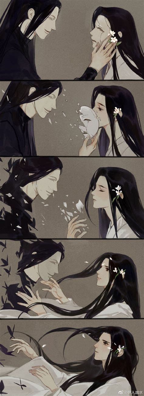 Hua Cheng And Xie Lian в 2021 г Японские рисунки волны Ранобэ