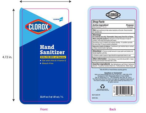 Hand Sanitizer Ethyl Alcohol Gel