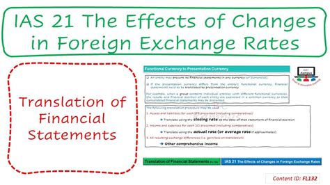 Lecture Translation Of Financial Statements Ias Fl Youtube