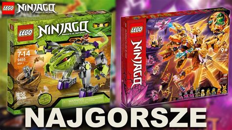 NAJGORSZE ZESTAWY LEGO NINJAGO Z KAŻDEGO SEZONU YouTube