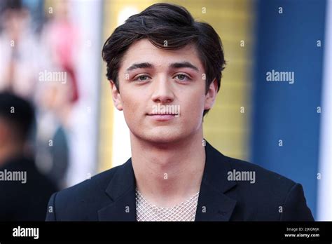 Westwood Los Angeles California Usa Agosto 01 Asher Angel Llega Al Estreno De Los Angeles