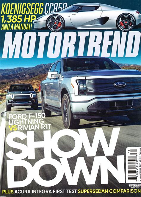 Motortrend Magazine October Ford F Lighting Vs Rivian R T