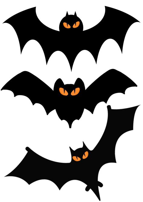 Halloween Decorations BATS Easy DIY Printable Make Your Own Halloween ...