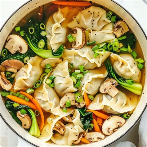 Potsticker Soup Insanely Good