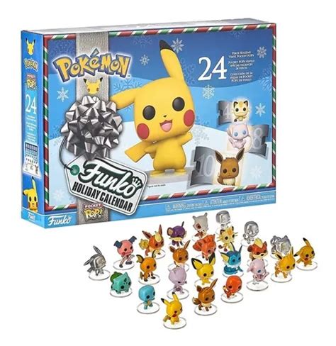 Calendario De Adviento Pokemon Con 24 Figuras Envío gratis