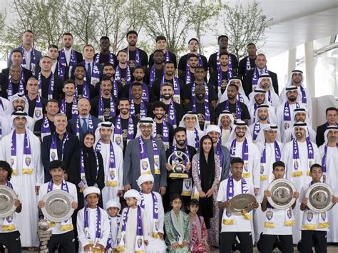 Presidente Dos Eau Recebe Equipe Do Al Ain Football Club Ap S Conquista