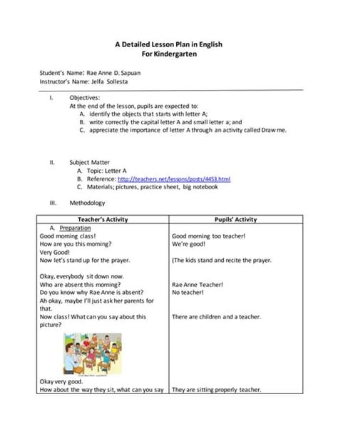 Proper Nouns And Common Nouns Detailed Lesson Plan