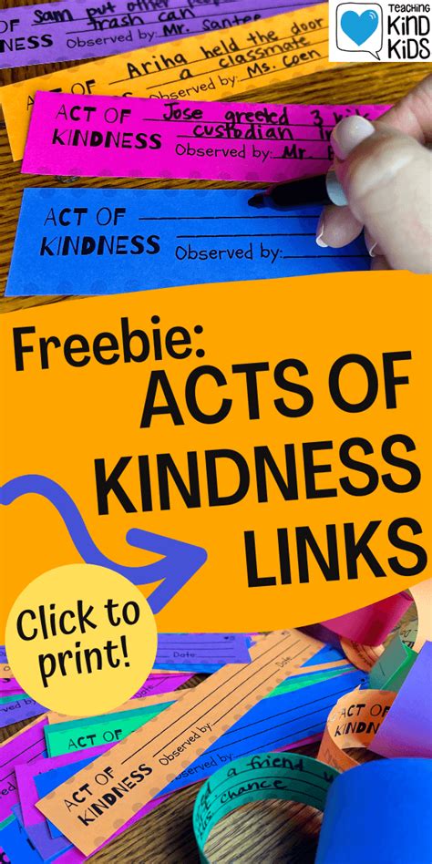 Acts Of Kindness Links Paper Chain To Celebrate Kindness