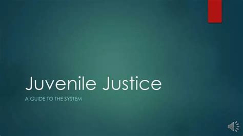 Ppt Juvenile Justice Powerpoint Presentation Free Download Id1882449