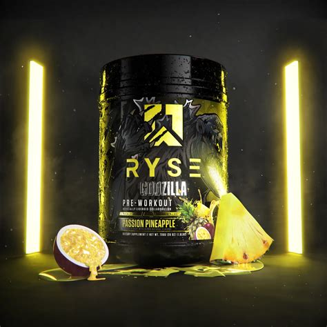 Godzilla Pre Workout Ryse Supplements