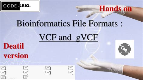 Bioinformatics File Formats Part 2 VCF Vs GVCF HANDS ON NGS