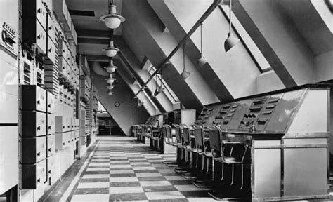 8th Floor Of Broadcasting House In The 1930s