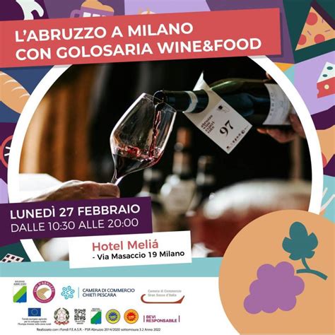 Golosaria Wine Food Eccellenze Abruzzesi Protagoniste A Milano