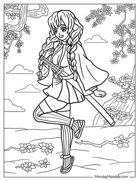 32 Demon Slayer Coloring Pages Free Pdf Printables