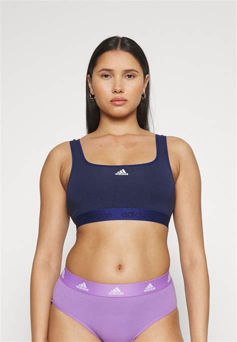 Adidas Sportswear Crop Brassière Admiral Bleu Marine Zalando Fr