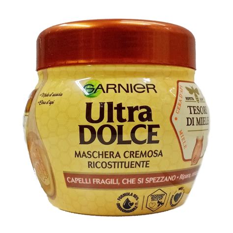 GARNIER ULTRA DOLCE Maschera Cremosa Ricostituente Per Capelli Fragili