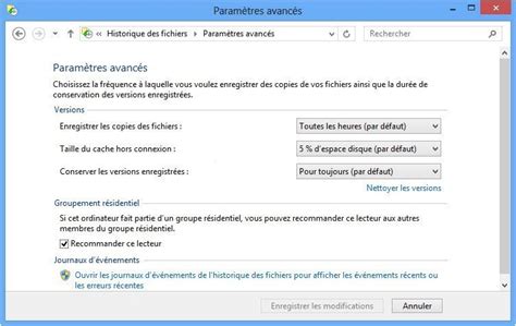 Param Trer La Sauvegarde Automatique De Windows