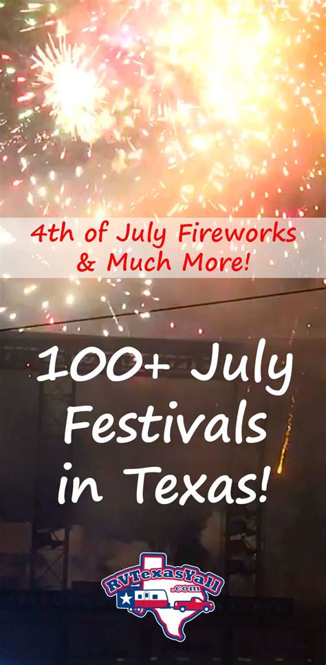 July Festivals and Events in Texas | RVTexasYall.com