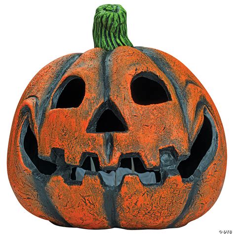 9" Funny Pumpkin Jack-o-Lantern Decoration | Halloween Express