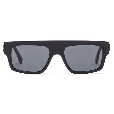 Fendi Fendi Fendigraphy Rectangular Sunglasses Black Sunglasses Fendi Eyewear Avvenice