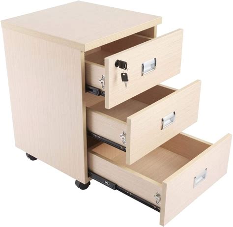 Mahmayi Station 3 Drawer Mobile Storage Unit Modern And Sleek Office