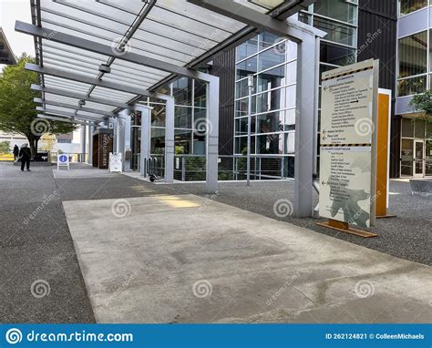 Everett Wa Usa Circa October 2022 Wide Angle View Of The Snohomish