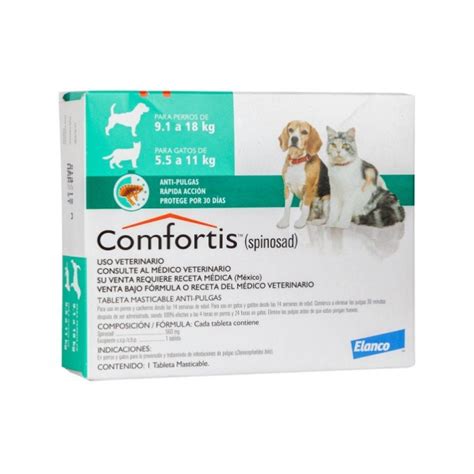 Comfortis Perros Y Gatos Pastilla Masticable Anti Pulgas Kg