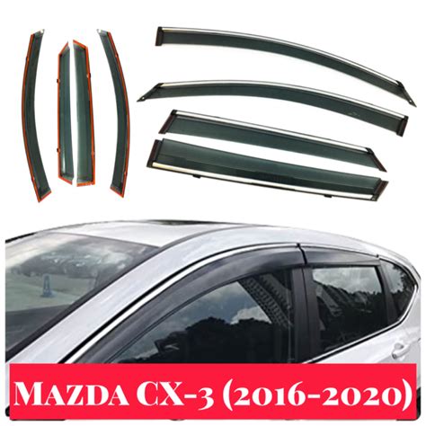 Geca Mazda Cx 3 2016 2017 2018 2019 2020 2021 2022 2023 Rain Visor