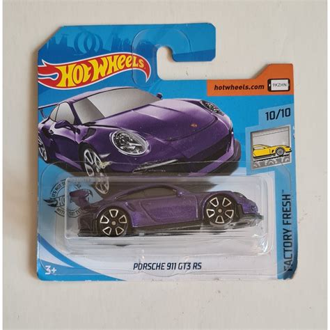Hot Wheels Porsche 911 Gt3 Rs Shopee Brasil