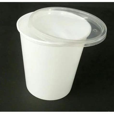 Plastic Circular 1000 Ml Container For Food Packing Type Disposable