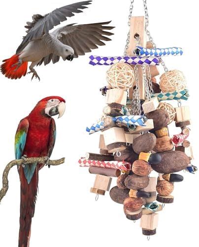 Amazon Rypet Bird Chewing Toy Parrot Cage Bite Toys Wooden