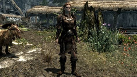 画像をダウンロード Skyrim Leather Armor Mod