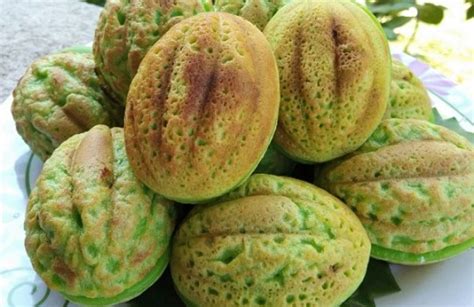 Resepi Kuih Bakar Pandan Mini Sedap • Resepi Bonda