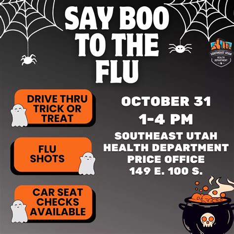 Southeast Utah Health Department Say Boo To The Flu On October 31 Koal Priceut