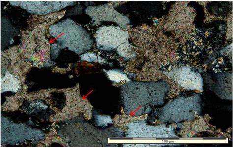 Thin Section Photomicrograph Of Sandstone From The Molteno Formation