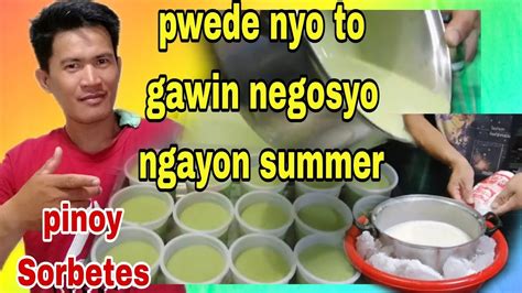 Gawing Negosyo Ngayong Summer Pang Bahay Ice Cream Youtube