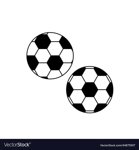 Soccer Ball Clipart Black And White Vector