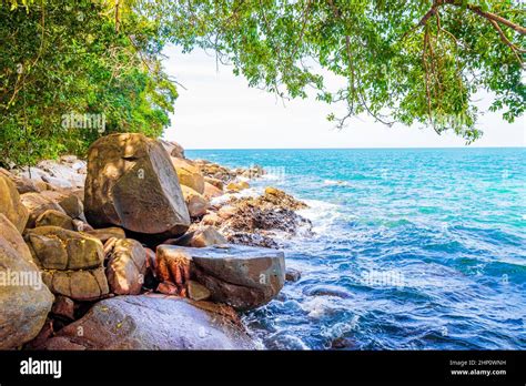 Beautiful Amazing Coast Line And Beach Landscape Panorama View Of The