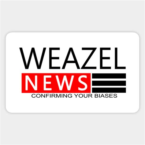 WEAZEL NEWS - Weazel News - Sticker | TeePublic