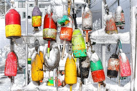 Winter Buoys Photograph By Olivier Le Queinec Fine Art America